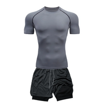 Kit Treino Shaperzone Masculino – Compressão + Short 2 em 1 com Bolso
