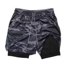 Short Masculino 2 em 1 Shaperzone – Secagem Rápida para Treino e Corrida