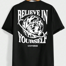 Camiseta Masculina Shaperzone Oversized – Believe in Yourself