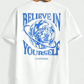 Camiseta Masculina Shaperzone Oversized – Believe in Yourself